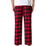 Pantalones De Pijama A Cuadros Para Hombre, Pantalones Largo