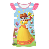 1 Disfraz De Princesa Daisy Vestido De Super Mario Bros Para Niñas Fiesta De Cumpleaños Halloween