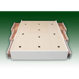 Cama Box Base Con 6 Cajones Y Baulera Queen Size