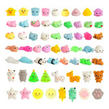 30 Squishy Mochi Animals Antiestres Random Souvenir 3cm 