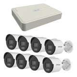 Kit Ip 1080p /nvr De 8 Canales+8 Cámaras Ip Bala Colorvu