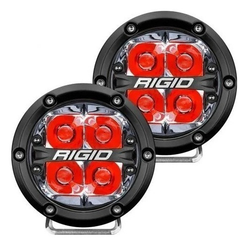 Faros Auxiliares Faro Redondo Rigid 360 Series 4 Spot / Roj