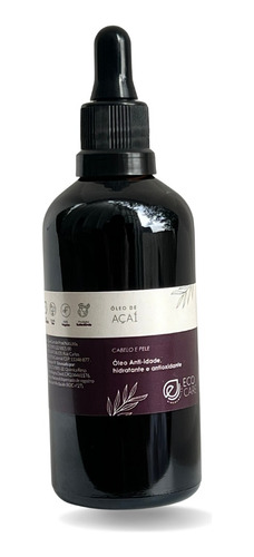 Óleo Vegetal De Açaí 100ml