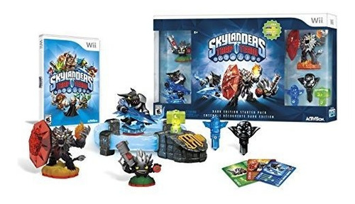 Paquete De Inicio Skylanders Trap Team Dark Edition - Wii