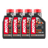 Aceite Moto 4t 7100 10w60 100% Sintetico Motul 4l