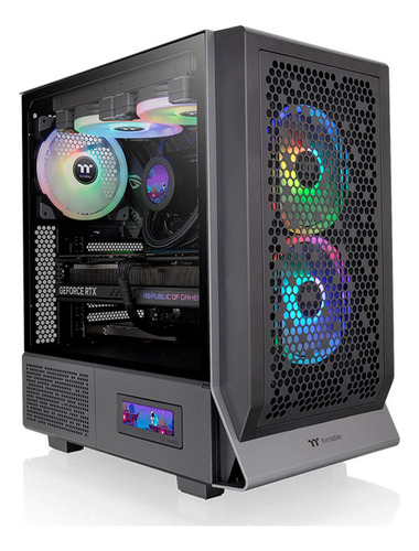 Gabinete Tt Ceres 300 Black Argb Mid Tower Ca-1y2-00m1wn-00