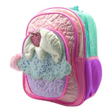 Mochila Escolar Delicious 16´´ Pulgadas Espalda Cresko Color Rosa