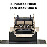 5 Conectores Puerto Hdmi Para Xbox One S Slim Nuevo Original