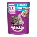 Alimento Whiskas 1+ Gato Adulto Fillets Sabor Atun 85 Gr