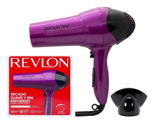 Revlon Secador De Pelo Profesional Peluqueria 2000w Violeta