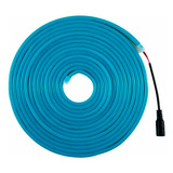10 Pack Tira Neon 5m 12v Con Adaptador 110v Elige Color Mg Luz Azul Turqueza