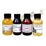 Aceites Vegetales Jojoba+ricino+almendras+vitamina E 