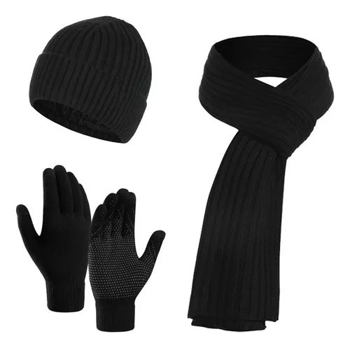 Kit De Gorro  Bufanda Y Guantes Para El Frío