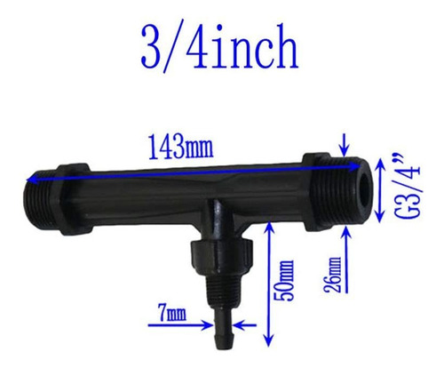 Tubo De Riego Fertilizantes Venturi Mezclador Inyectores Agr