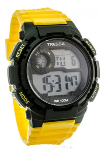 Reloj Tressa Hombre Digital Crono Alarma Chiarezza Tre0235