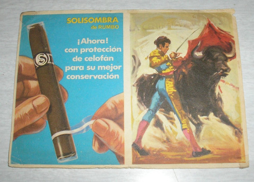 Publicidad 1969 Plaza De Toros De Madrid Solisombra Habanos