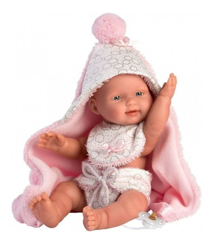 Muñeca bebé Llorens Joelle Rosa Elefante 38 cm – Mundo das Crianças