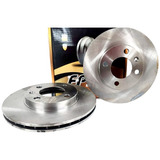 2 Discos Freno Ventilado Del Vw Pointer 1998 - 2009 Fp