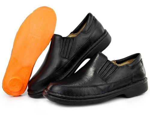Sapatilha Sapato Casual Antistress Conforto De Couro Premium