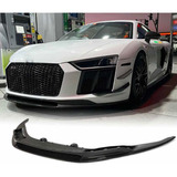 Lip Delantero Fibra Carbono Audi R8 2016 2017 2018 2019