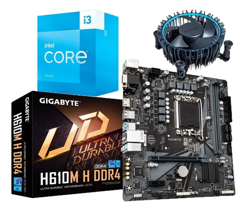 Combo Board H610m Procesador Intel Core I3 13100 Pc