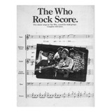The Who Rock Score * Partituras Para Bajo Guitarra Bateria 