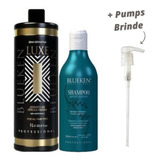 Blueken Escova Progressiva Semi Definitiva Luxe + Shampoo