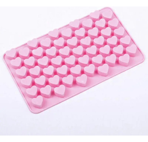 Molde Pra Resina Epóxi/biscuit Silicone - Corações Pequenos