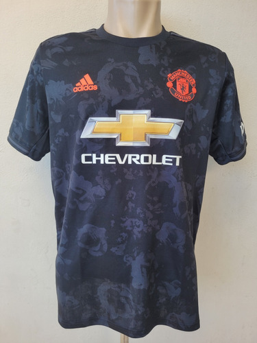 Camisa Manchester United Masculina Third Preta 2019 2020