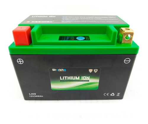 Bateria Litio Lix9 = Ytx9-bs Bajaj 400 Dominar Skyrich Ryd