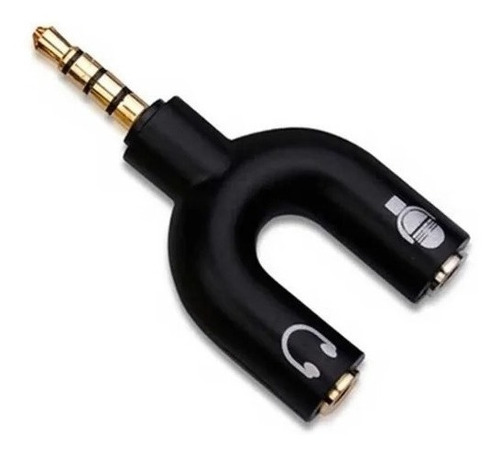 Adaptador Splitter P3 Headset Fone Microfone P2 X P3 Audio