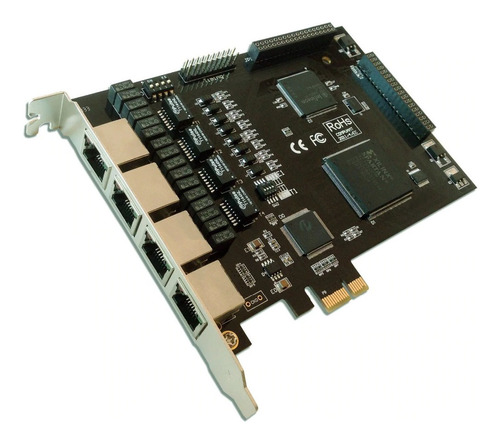 Tarjeta Asterisk Te420 4 E1, Pci Express, Sin Iva