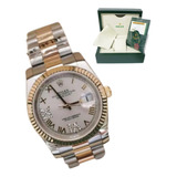 Relogio Rolex Datejust 36mm Base Eta 2840 Pedras Com Caixa