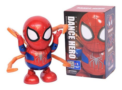 Spiderman Dance Hero Robot Bailarin Juguete Marvel Avengers