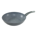 Sartén Wok Antiadherente Efecto Piedra 28 Cm Novum