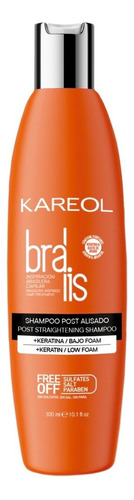 Kareol Braliss Shampoo Post- Alisado X 300 Ml