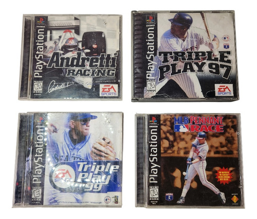 4 Videojuegos Originales Ps1 Playstation 1 Pack