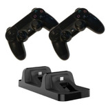 Combo Gamer (2 Joystick Ps4 + Cargador Doble De Regalo)