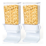 Tokokimo Dispensador Doble De Cereales, Dispensador De Alime