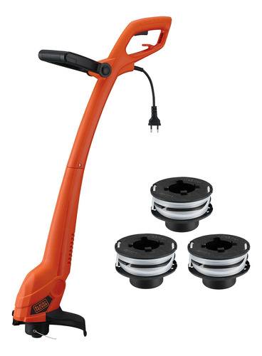 Orilladora Pasto 9 350w +3 Carretes Black+decker Gl350s-b2c Color Naranja/negro