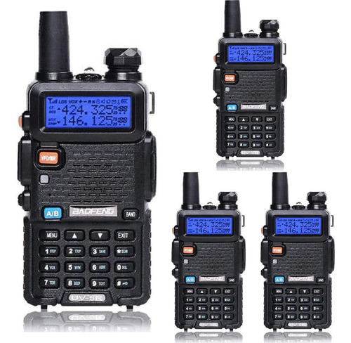 Baofeng Uv-5r - Radio Bidireccional De Doble Banda (4 Unidad