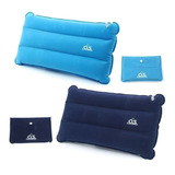 Pack 2 Almohada Inflable Portatil, Camping, Viaje, Almohadas