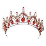 Corona Supreme Rojo, Para Reina, Novia, Quinceañera, Princes