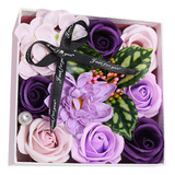 Caja De Jabones Con Forma De Rosa, Clavel, Girasol, P/regalo