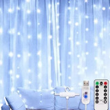 Cortinas Serie Luces 300 Led Decorativas Usb 8 Modelo 3x3m