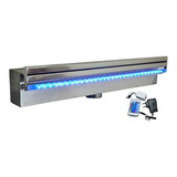 Cascata Embutir Bico Polido 60cm Com Led Rgb, Inox 316 Top!