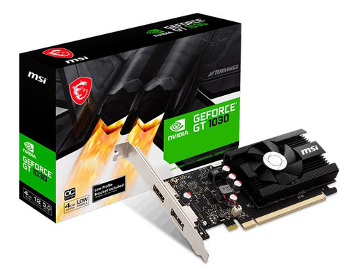 Tarjeta De Video Msi Geforce Gt 1030 4gb Ddr4 Lp Oc Edition