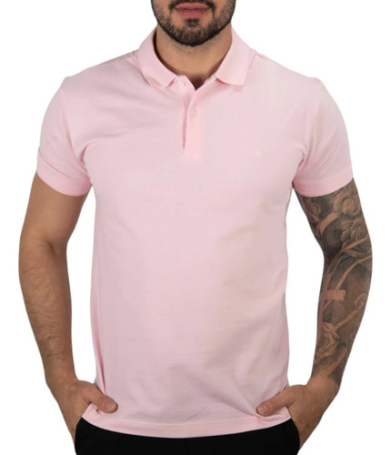 Camisa Polo Forum Rosa
