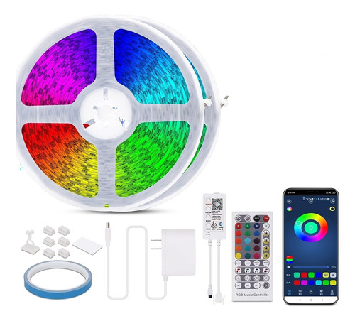 Tira Luces Led Wifi Rgb 30 Metros Ritmo Google Home / Alexa