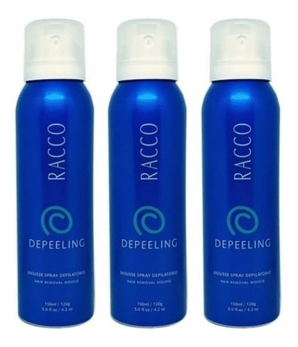 Kit C/ 3 Mousse Spray Depeeling Racco  - Mega Promoção !!!